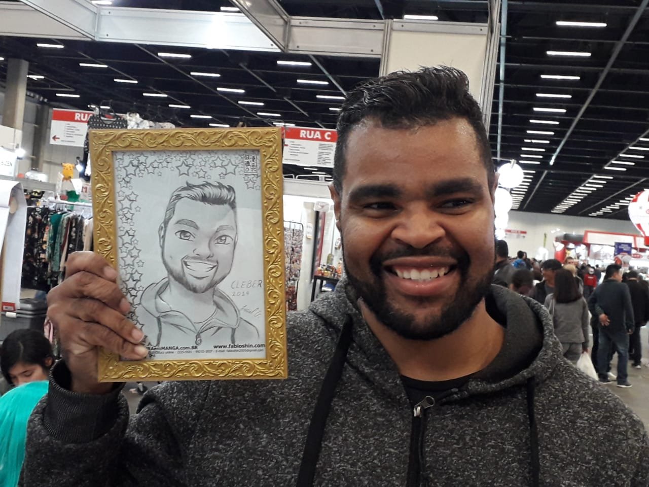 Exemplo de caricatura